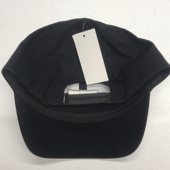 O’NEILL Mens Black Cotton SnapBack Baseball Hat - Picture 2 of 2